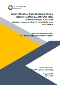 Seismic Hazard - Microzonation in Obi Island of PT Halmahera Persada Lygend
