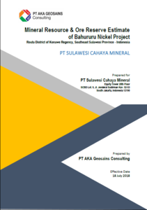 Review of Mineral Resources & Ore Reserves Statement of PT Sulawesi Cahaya Mineral