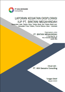 Exploration Report of PT Bintani Megah Indah